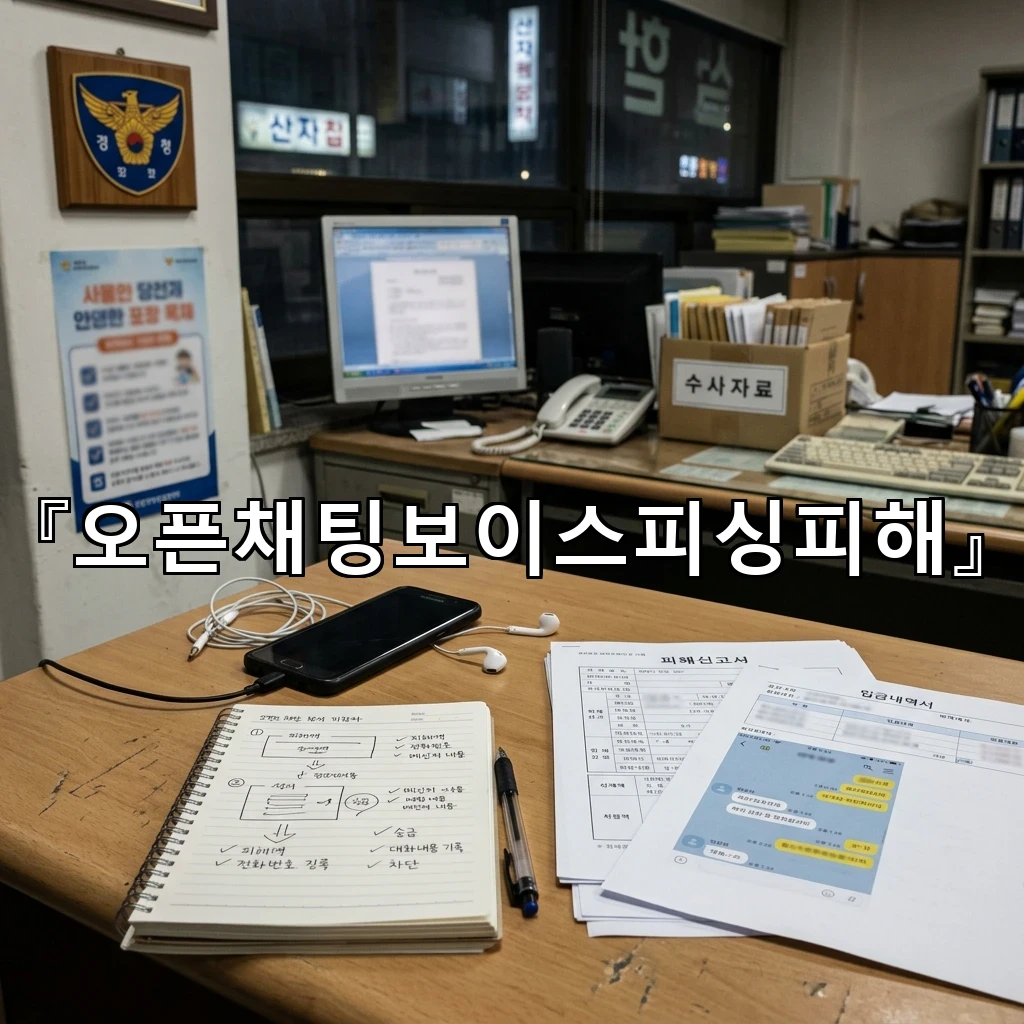 오픈채팅보이스피싱피해 대화가 흔들린 순간 챙겨야 할 판단 기준