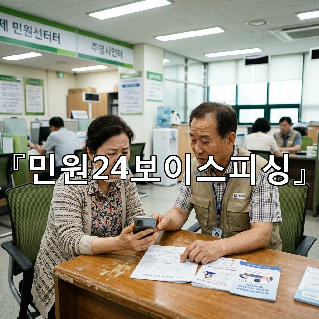 민원24보이스피싱 의심 연락을 받았다면 우선 이렇게 확인하세요