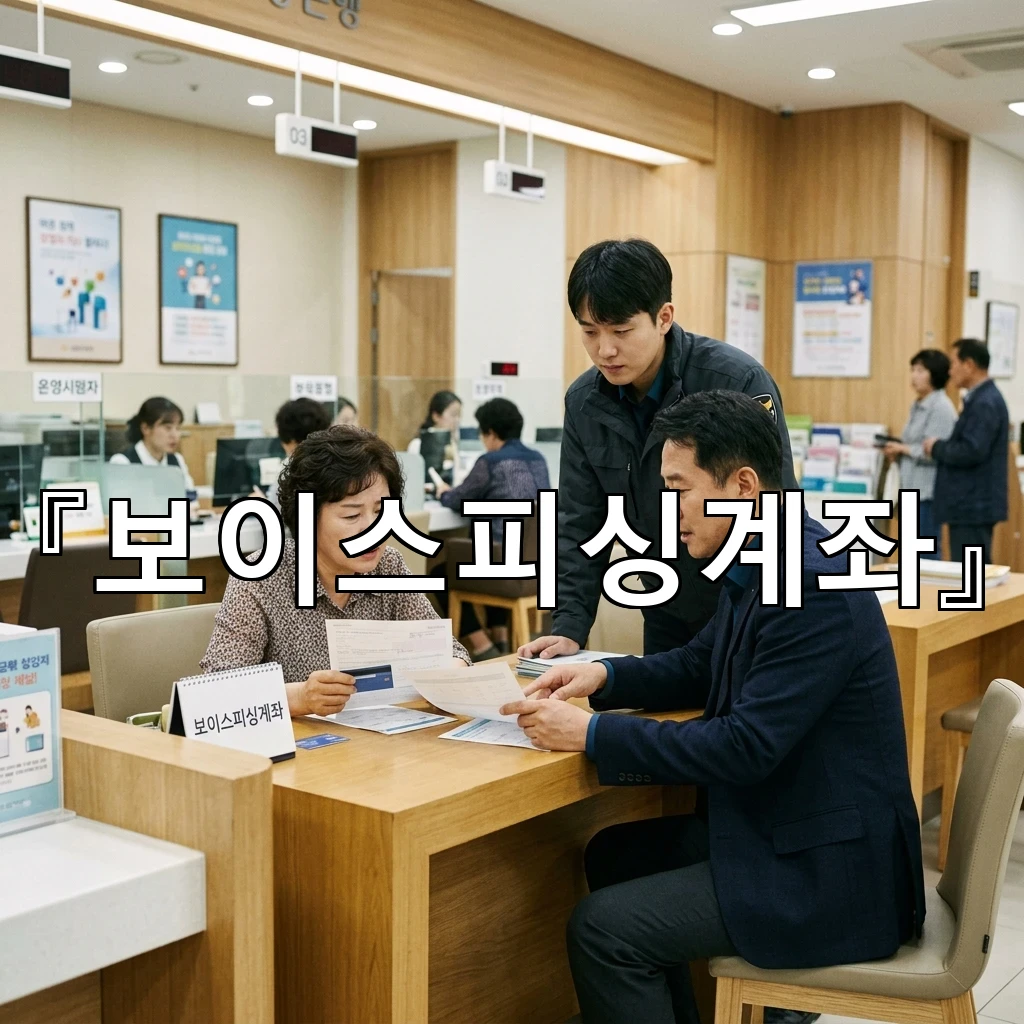 보이스피싱계좌 확인부터 막아야 하는 생활 속 대응의 핵심 흐름