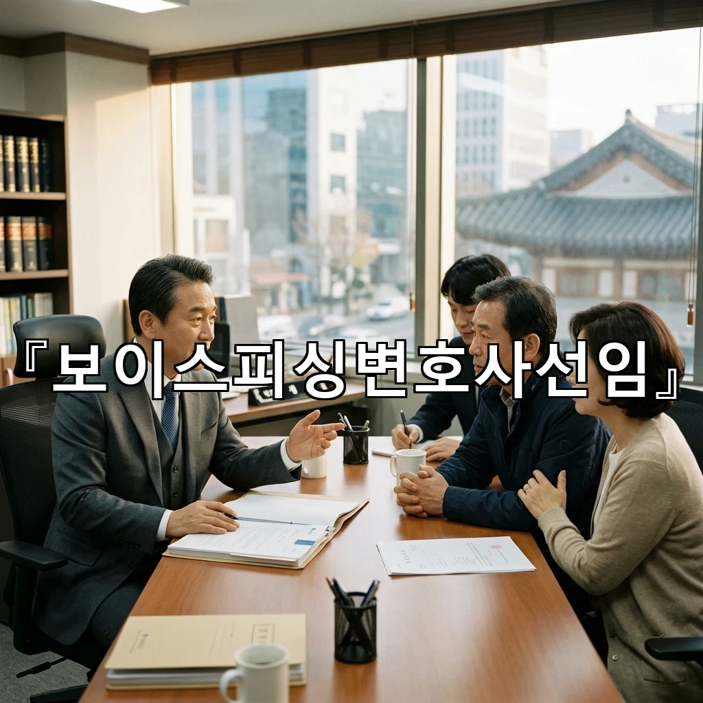 보이스피싱변호사선임 첫 상담에서 살펴볼 핵심 대응 흐름