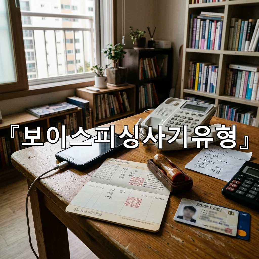 보이스피싱사기유형 통화 화면 속 흔들린 단서가 남기는 경고