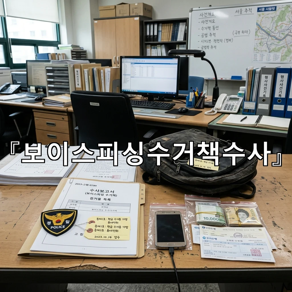 보이스피싱수거책수사 현장에서 드러나는 역할과 판단의 갈림길