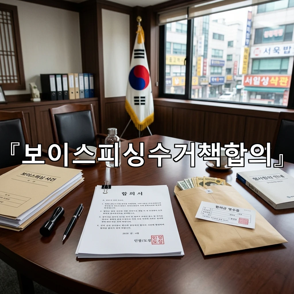 보이스피싱수거책합의가 필요한 시점에 먼저 확인해야 할 사항들