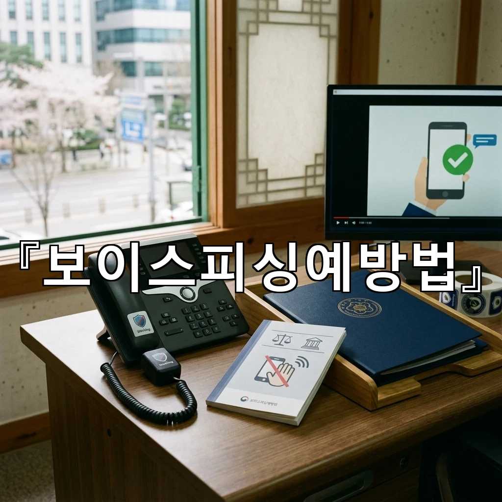 보이스피싱예방법 의심 전화가 오기 전 미리 준비하는 대응 흐름