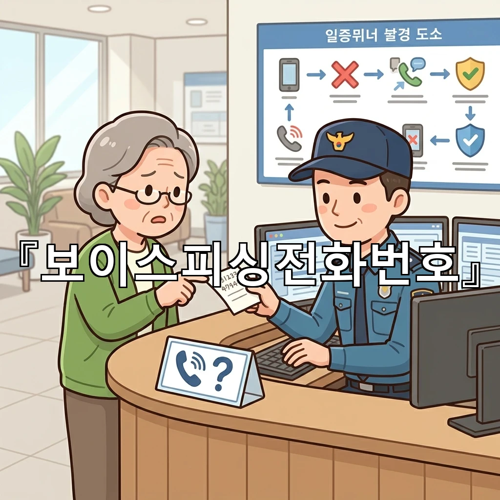 보이스피싱전화번호 처음 마주쳤을 때 알아둘 흐름과 확인 습관