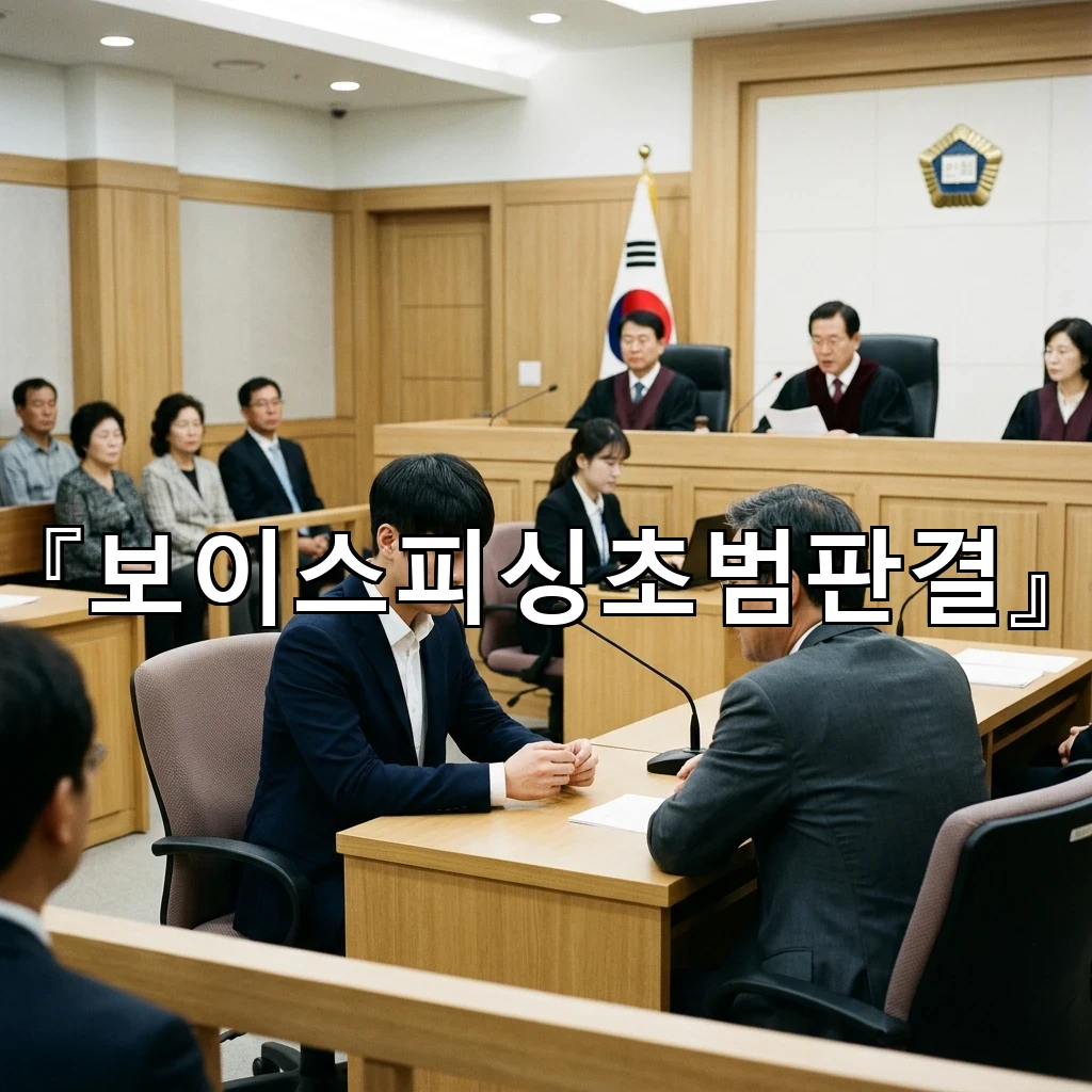 보이스피싱초범판결 첫 대응이 결과를 가르는 이유와 준비의 순서
