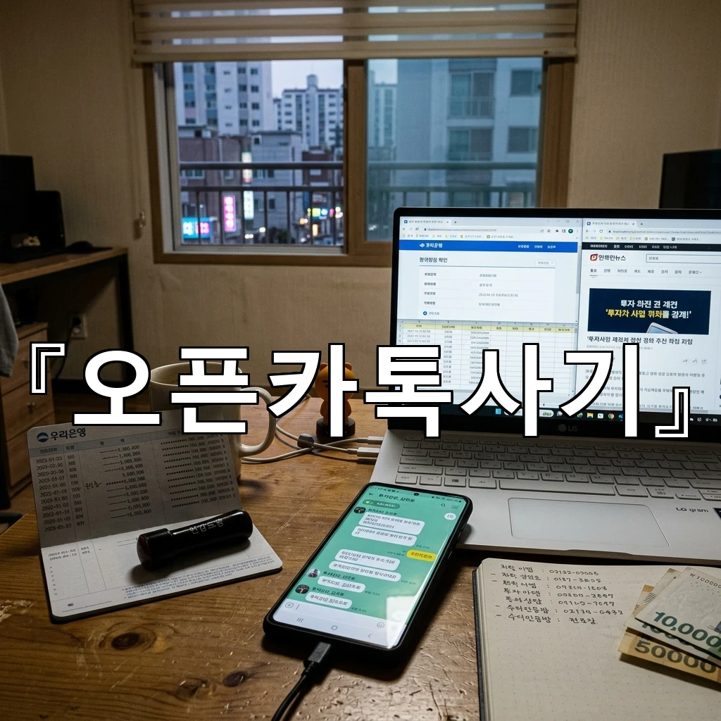 오픈카톡사기 대화 속 흐름이 어긋나는 순간을 읽는 방법