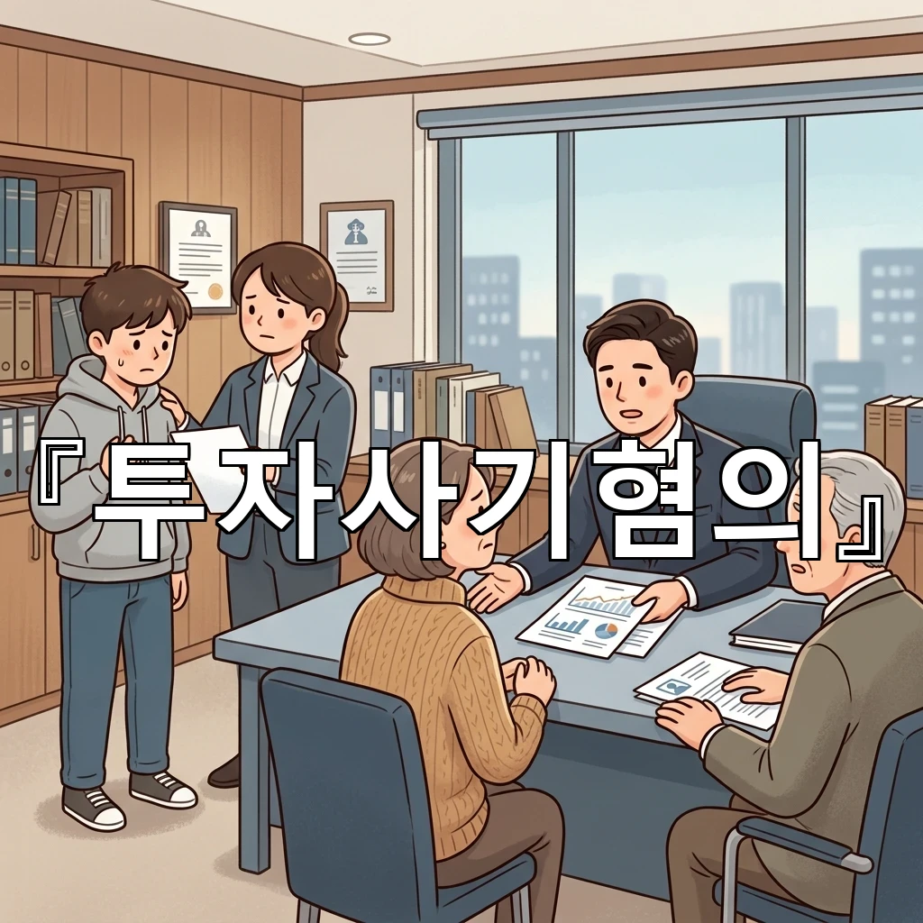 투자사기혐의 처음 마주한 순간 필요한 판단 기준과 대응 순서