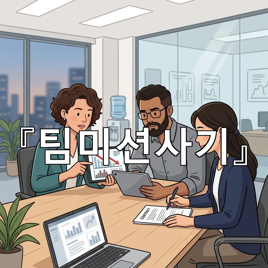 팀미션사기 의심 정황을 살펴보며 대응 순서를 정리한 실제 안내