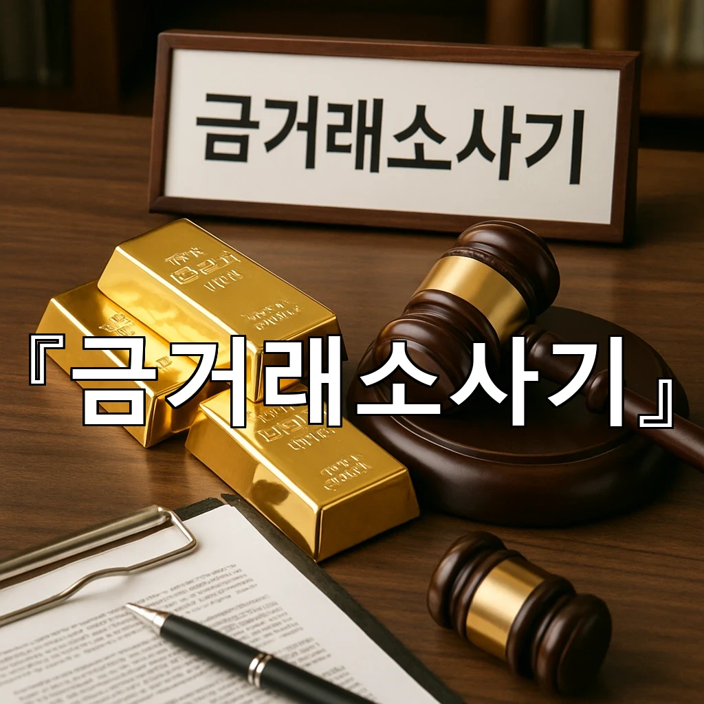 금거래소사기 거래 전 확인해야 할 핵심 신호와 대응 순서
