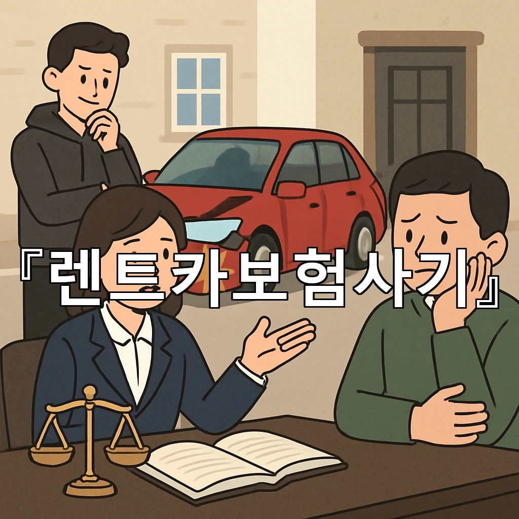 렌트카보험사기 실제 사례로 살펴보는 위험한 유혹의 흐름