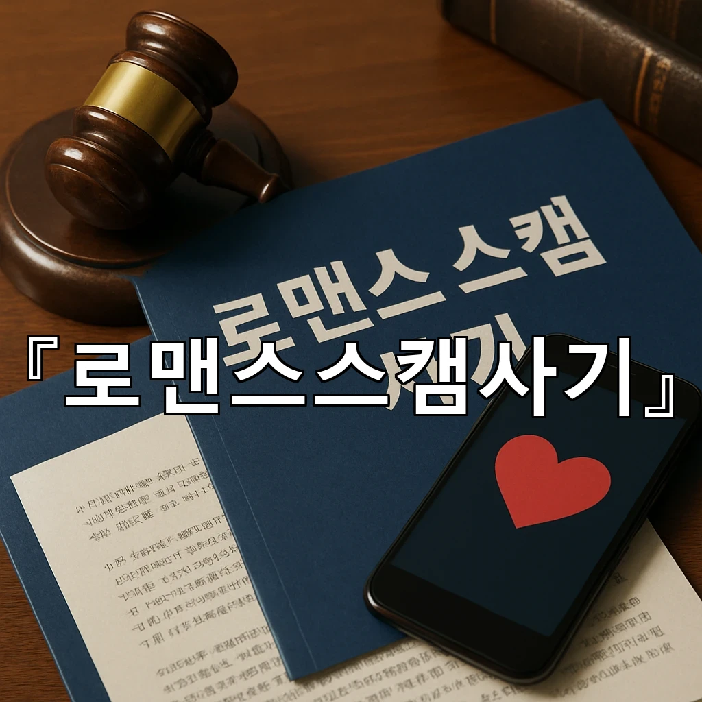 로맨스스캠사기 낯선 메시지 속에 숨어 있는 의심의 시작