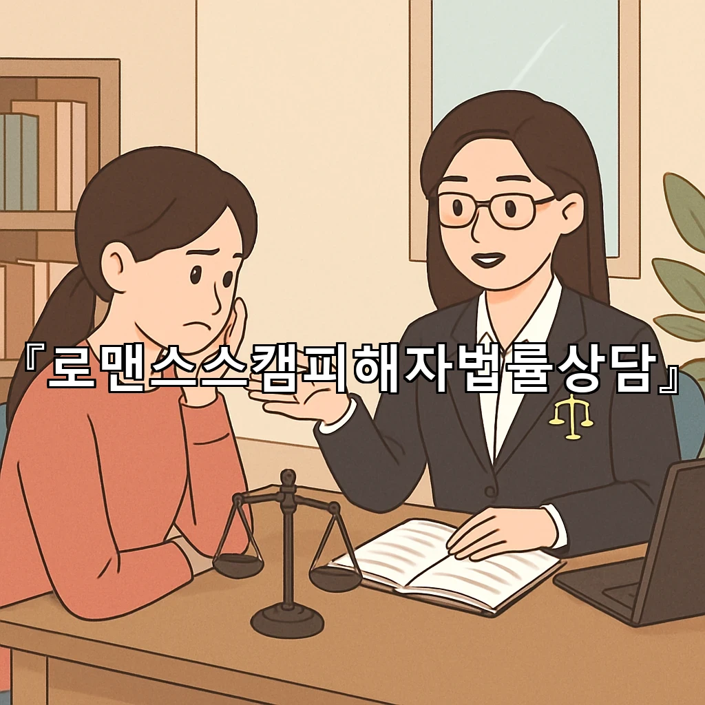 로맨스스캠피해자법률상담 마음이 무너진 날들에 필요한 대응 순서