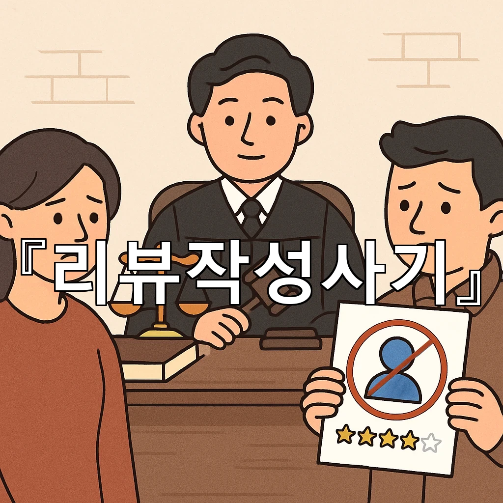 리뷰작성사기 의심 사례를 읽으며 확인해야 할 세부 내용