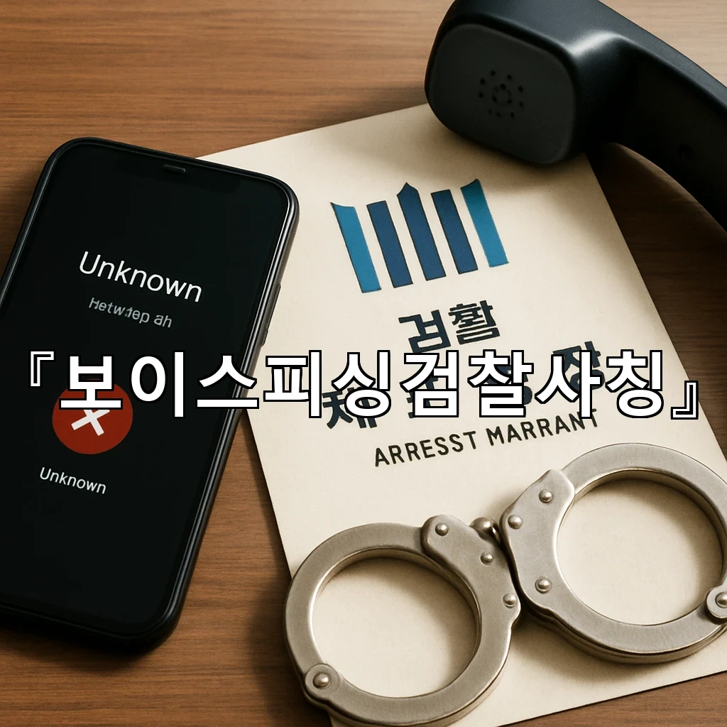 보이스피싱검찰사칭 전화가 건네는 말의 함정과 확인 순서