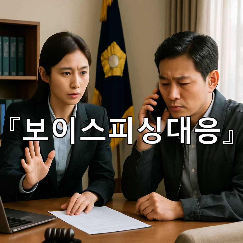 보이스피싱대응 낯선 연락을 받았을 때 먼저 살피는 순서