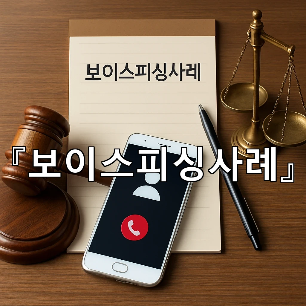 보이스피싱사례 일상 속 질문이 낯설게 들릴 때 확인할 점