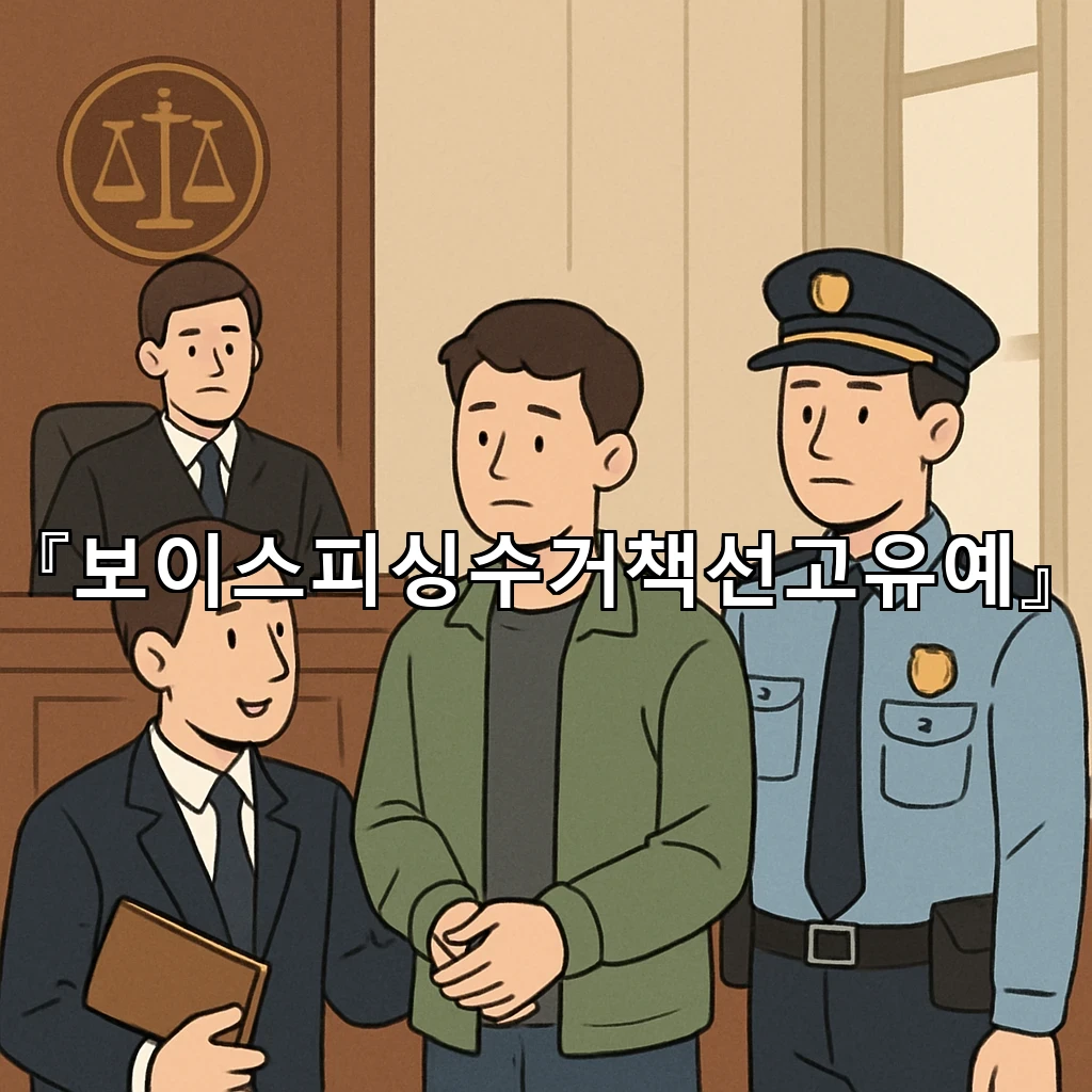 보이스피싱수거책선고유예를 준비할 때 필요한 태도와 정리의 순서