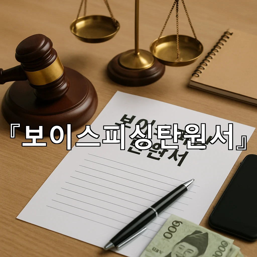 보이스피싱탄원서 피해를 돌아보는 진심 어린 호소의 길잡이