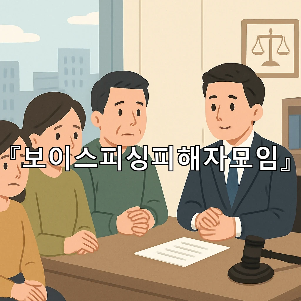 보이스피싱피해자모임 서로의 기록이 위로가 되는 조용한 시작점