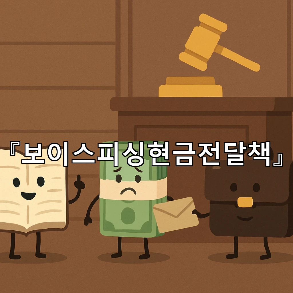 보이스피싱현금전달책 맡게 되면 먼저 확인할 점과 주의할 기준