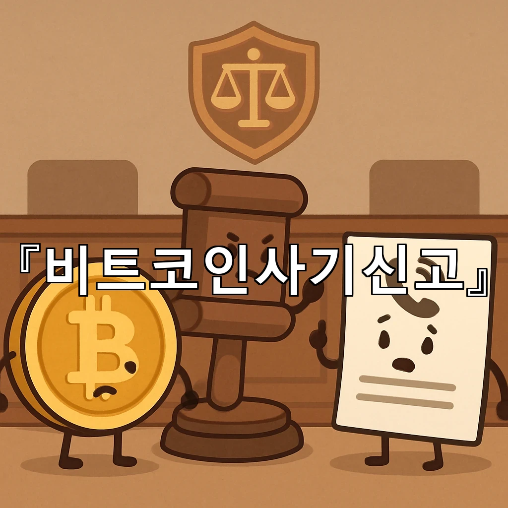 비트코인사기신고 진행 전 꼭 알아야 할 대응 순서 정리