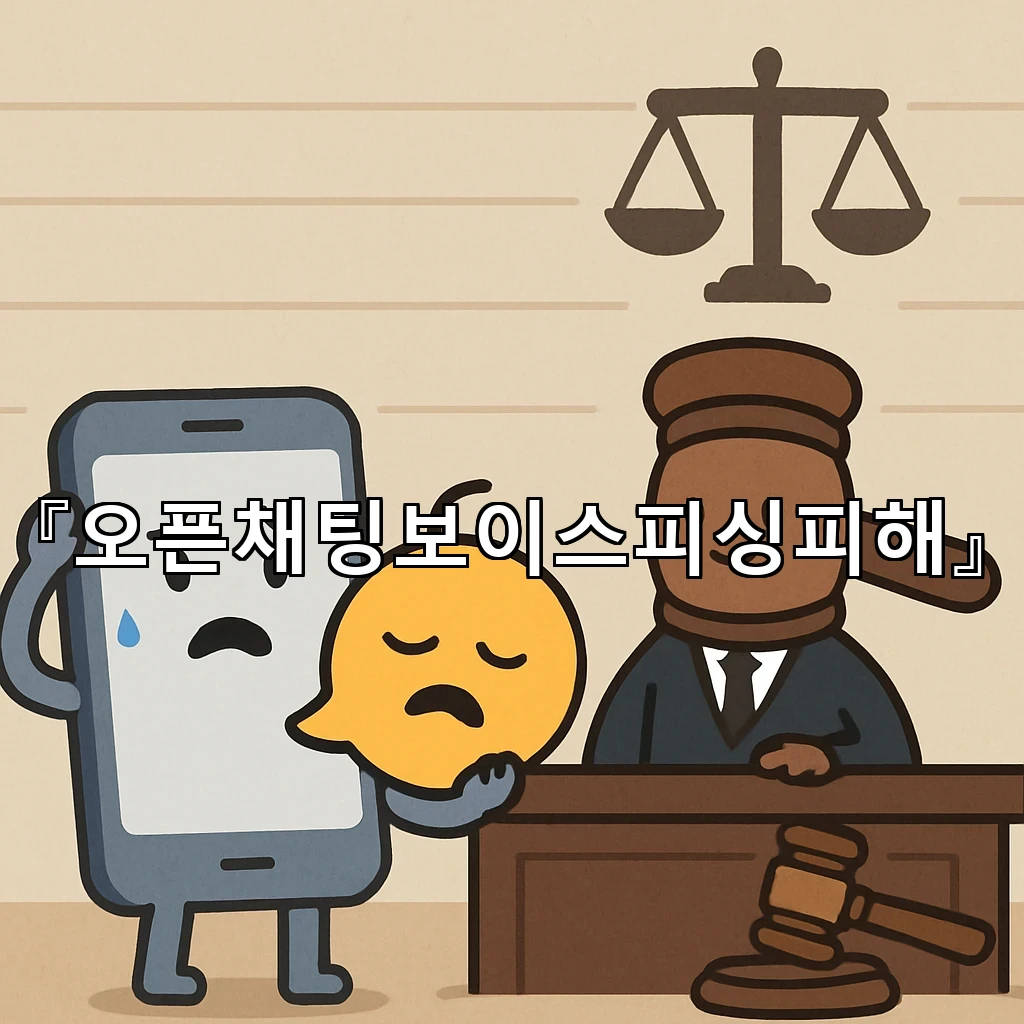 오픈채팅보이스피싱피해 대응을 위해 시간대별 정황을 맞추는 순서