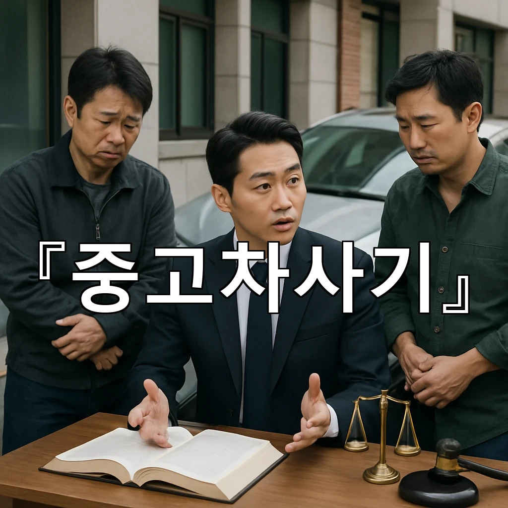 중고차사기 의심 장면을 지나치지 않게 만드는 세부 관찰