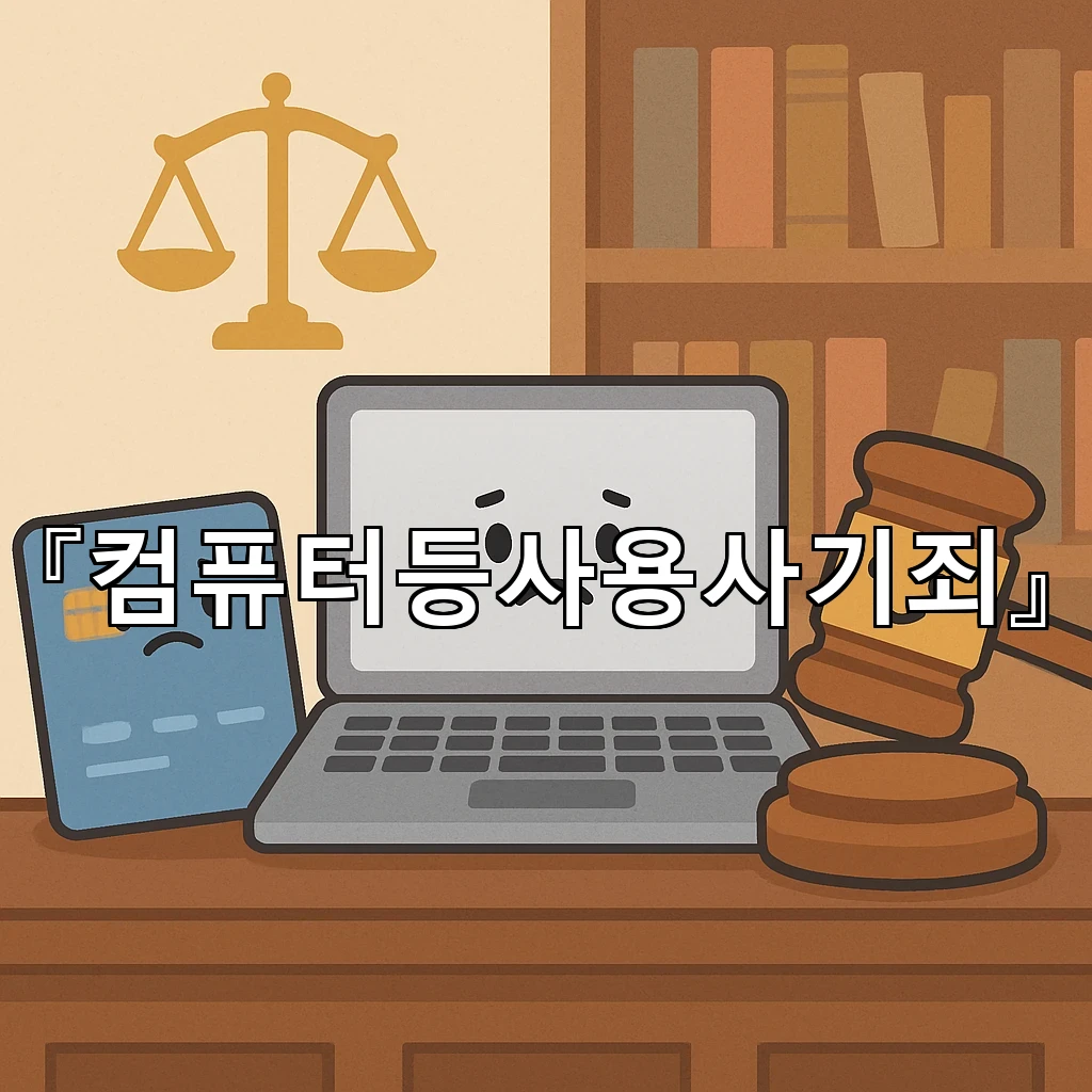 컴퓨터등사용사기죄 초기 판단이 중요한 이유와 대응 흐름