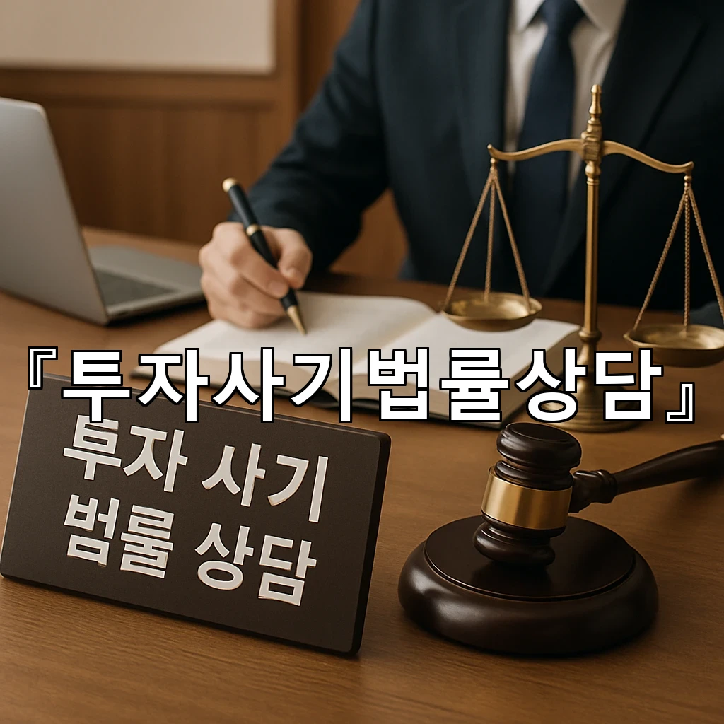 투자사기법률상담 흐름을 짚어보는 첫 대응 기준과 기록 정리