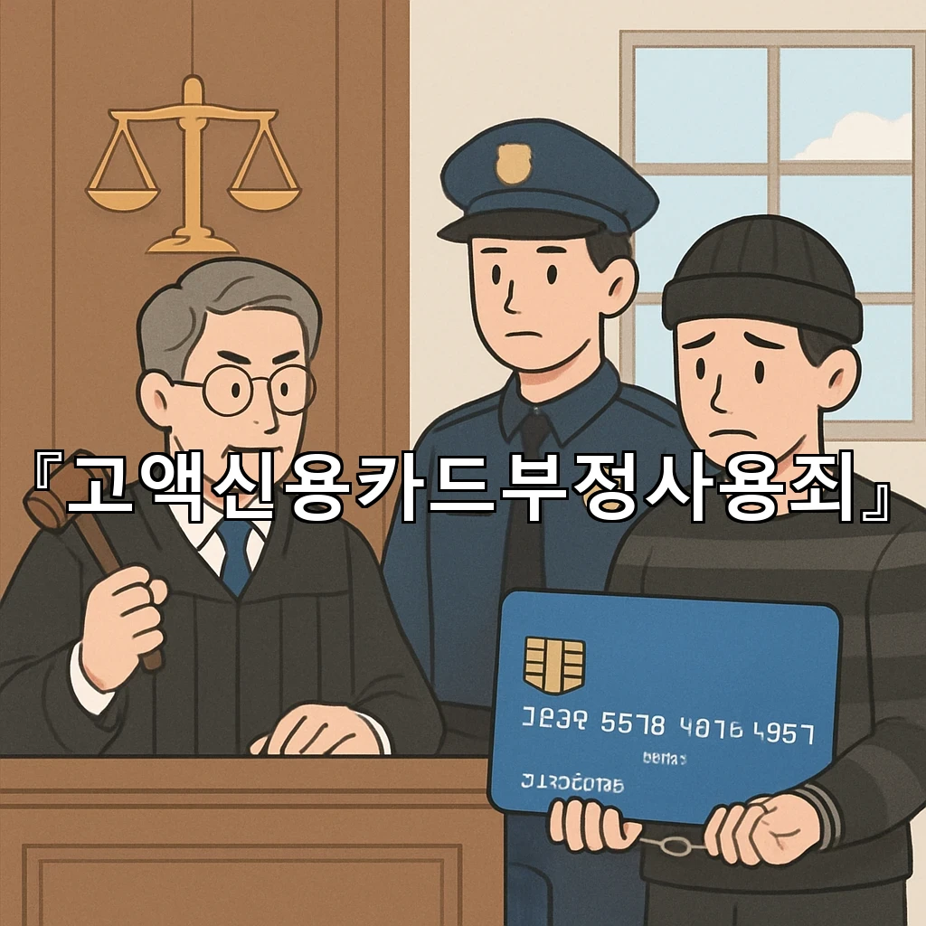 고액신용카드부정사용죄 논의가 시작되면 검토해야 할 거래의 흔적