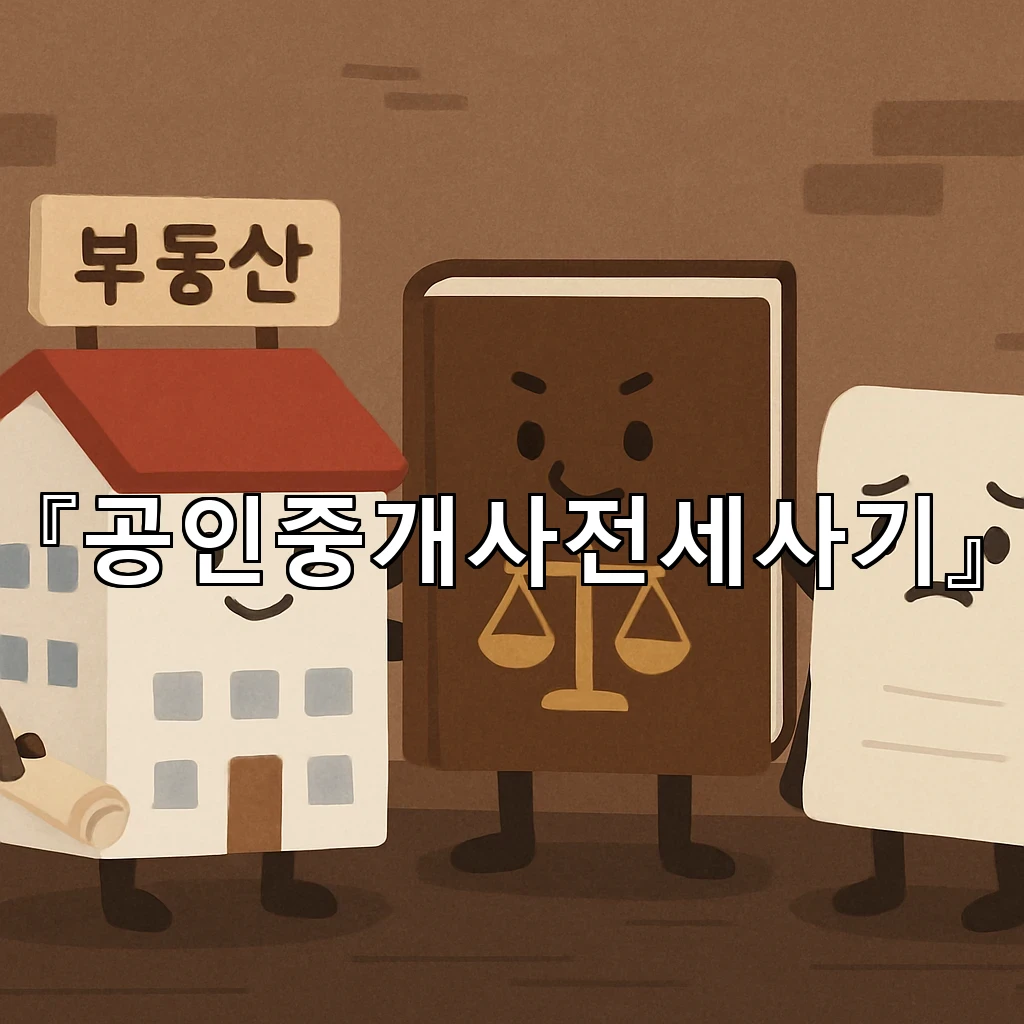 공인중개사전세사기 계약 전 살펴볼 항목을 차분히 정리한 안내