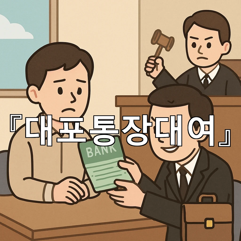 대포통장대여 주변에서 알아야 할 흐름과 판단의 기준 정리