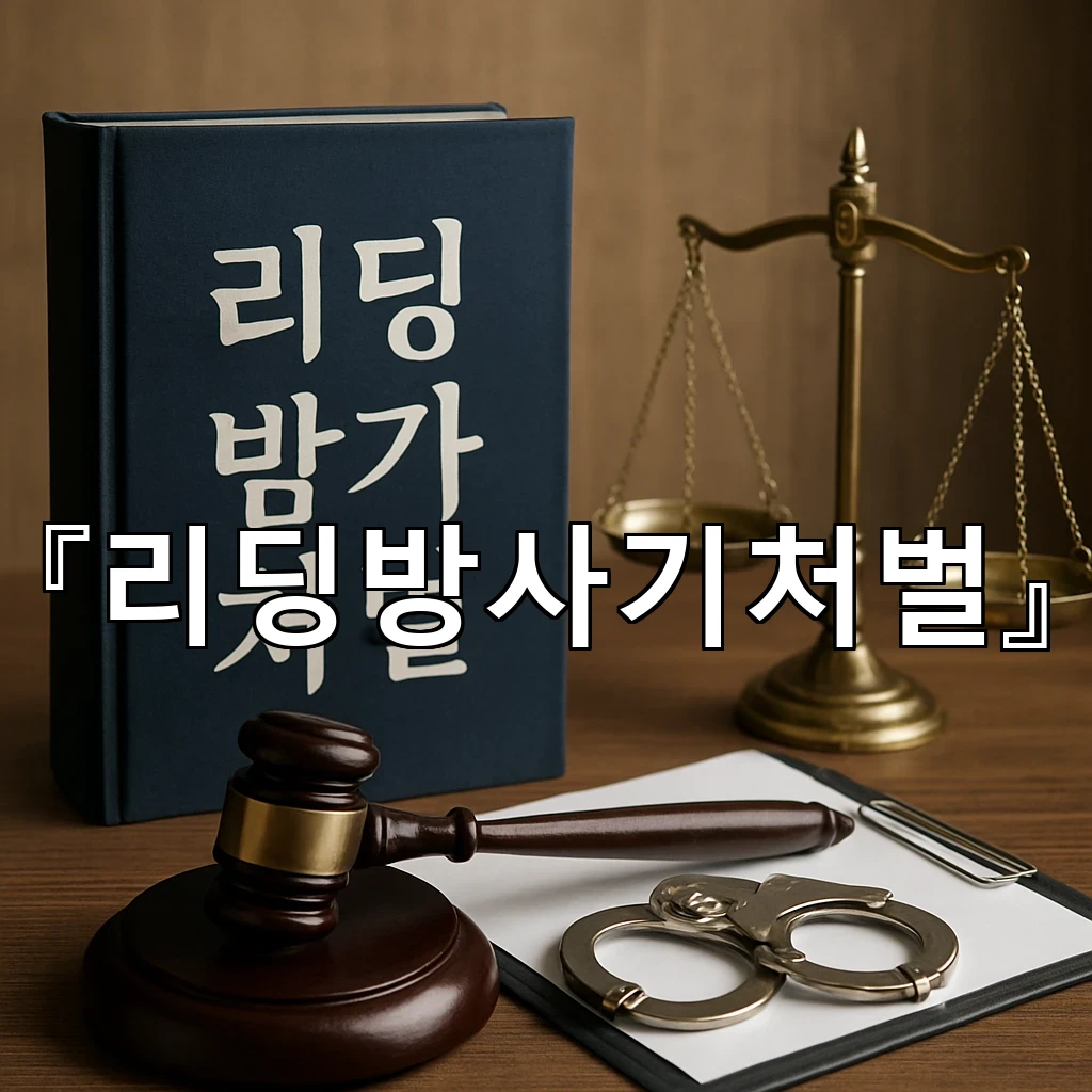 리딩방사기처벌 초기 흐름부터 짚어야 할 핵심 기준 정리
