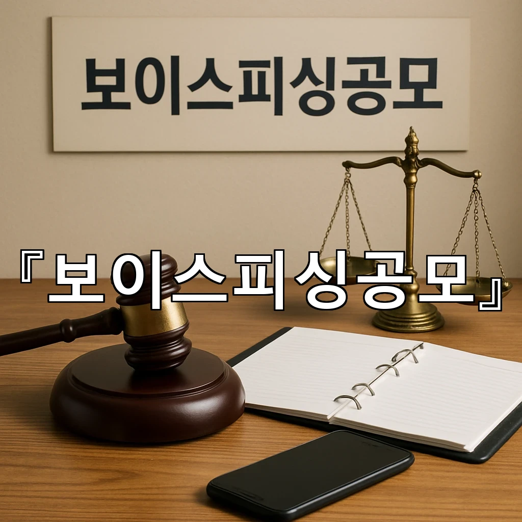 보이스피싱공모 수사 흐름을 따라가며 핵심을 정리한 안내