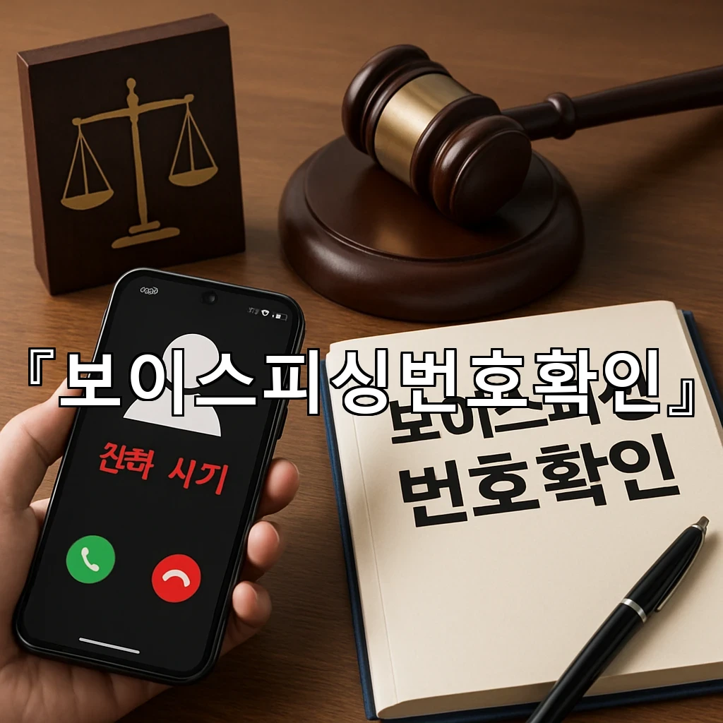 보이스피싱번호확인 통화 전후에 꼭 챙겨야 할 확인 습관 안내