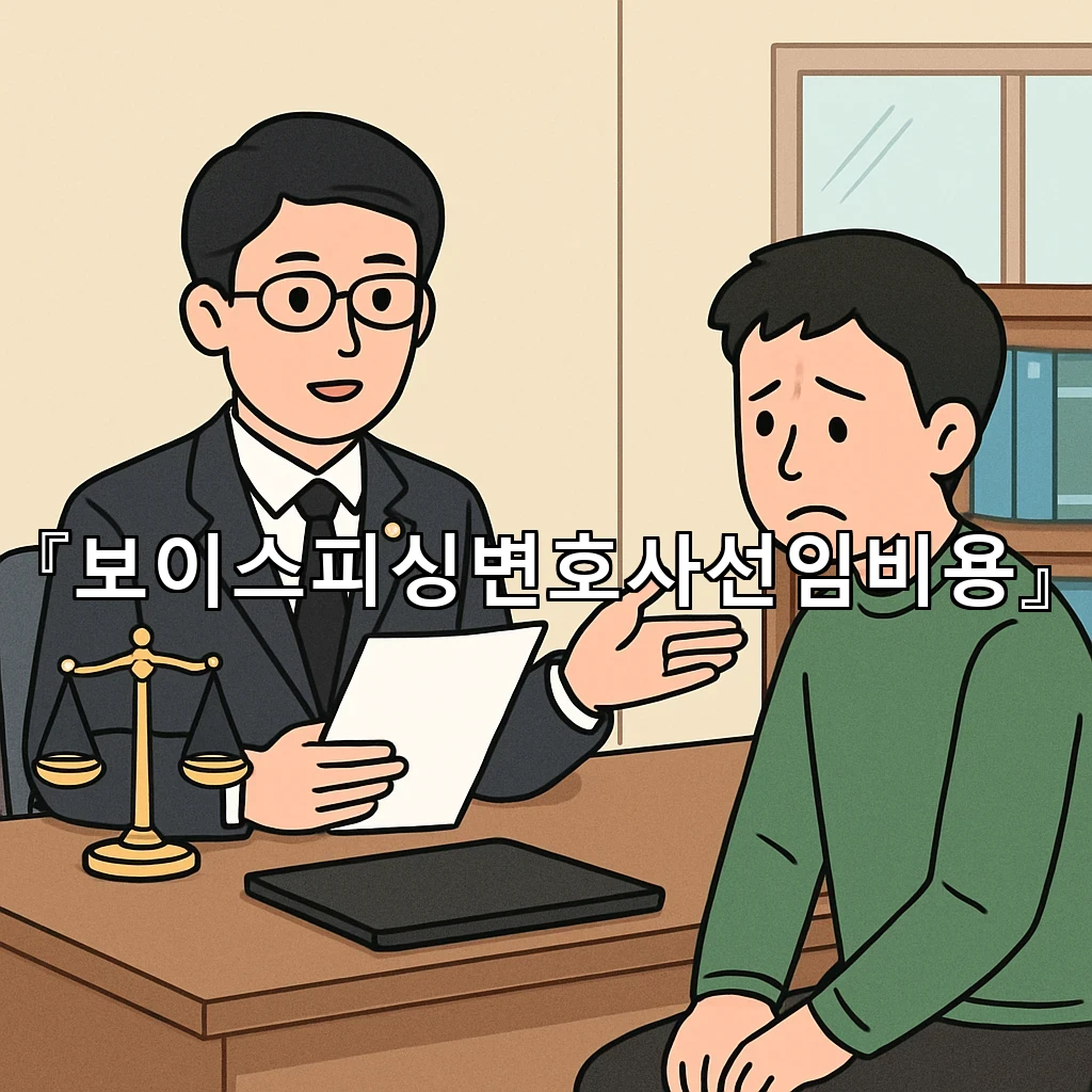 보이스피싱변호사선임비용 상담 전 알아둘 흐름과 대응 순서 정리