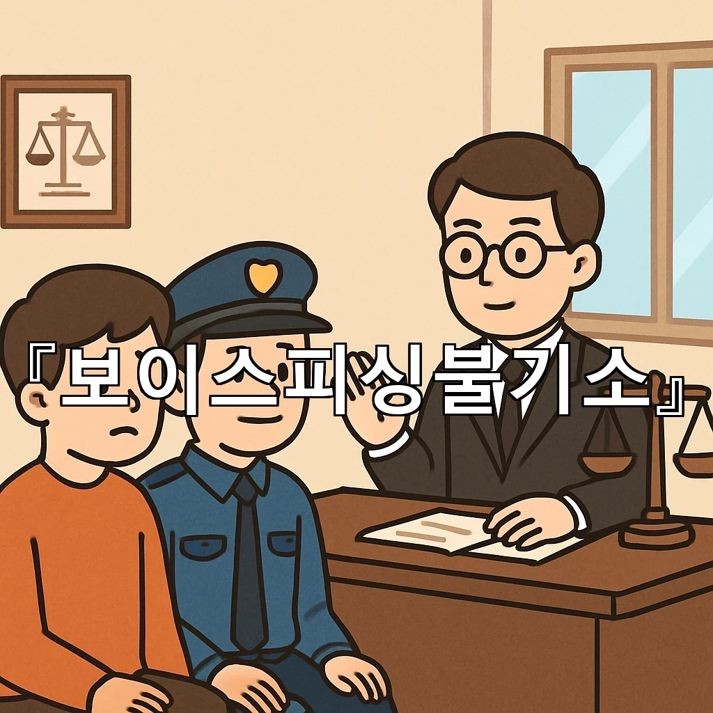 보이스피싱불기소 초기 대응이 결과를 바꾼 실제 흐름 정리