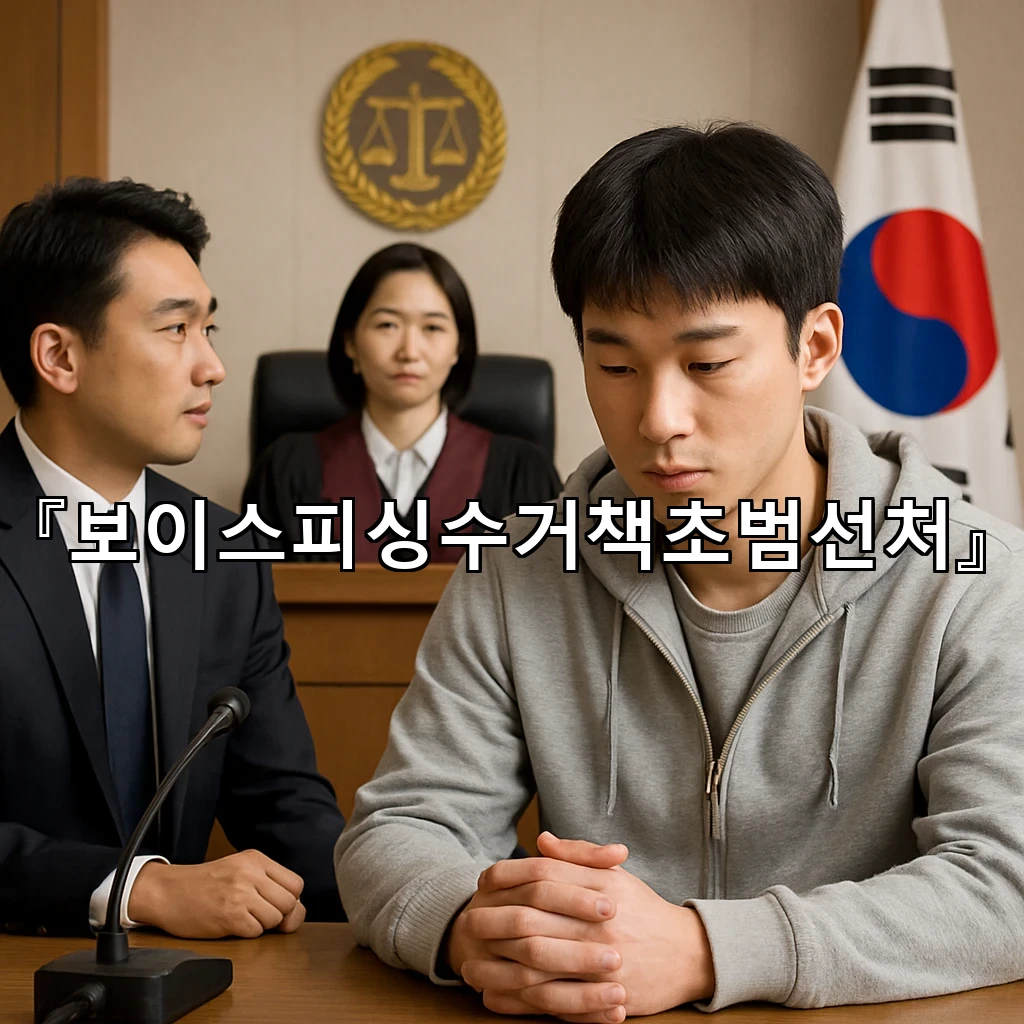 보이스피싱수거책초범선처 초기 진술이 남기는 흔적과 정리 방향
