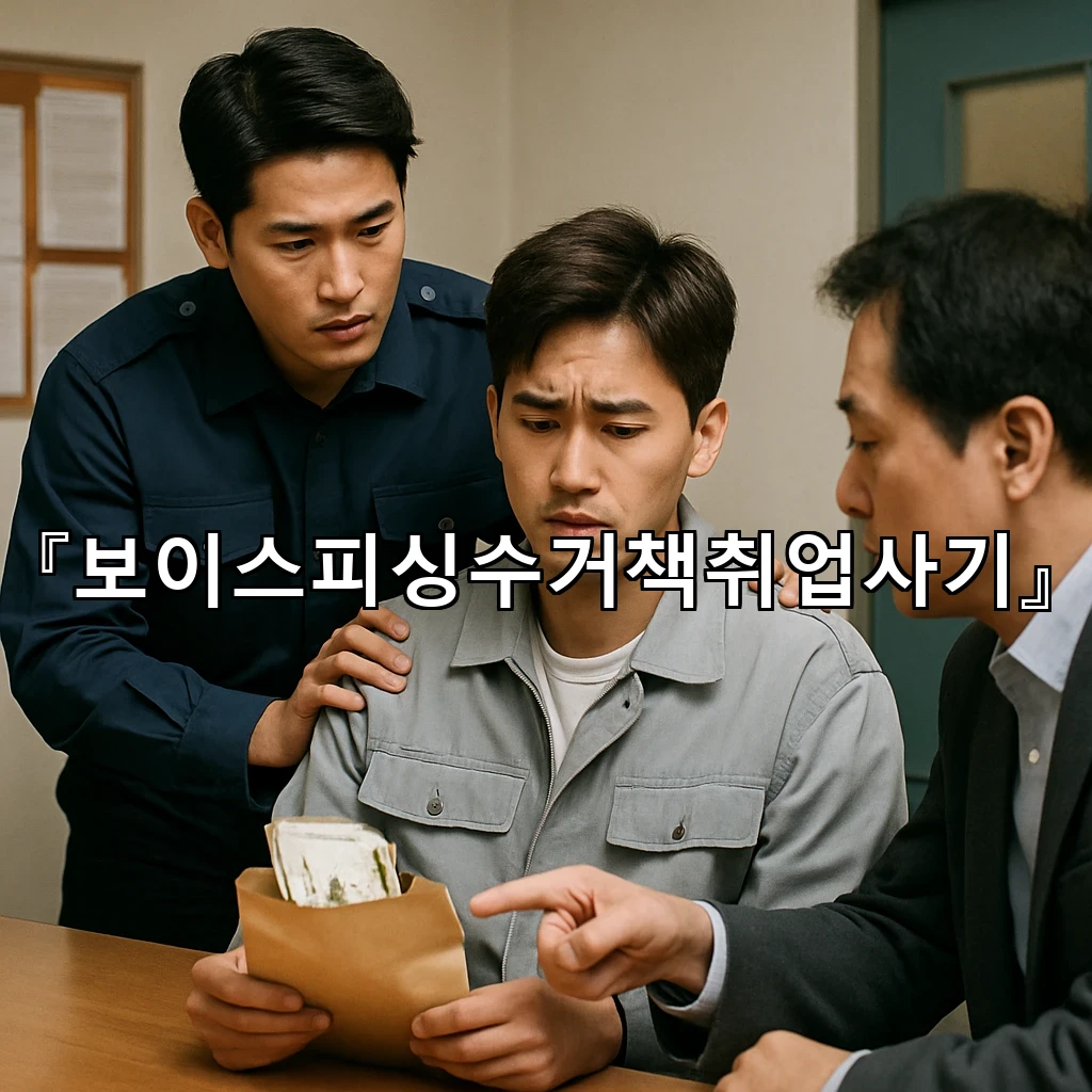 보이스피싱수거책취업사기