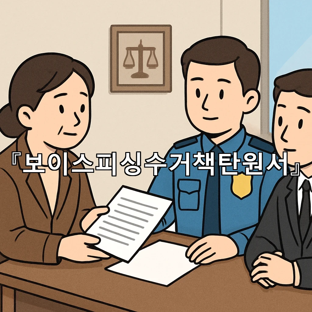 보이스피싱수거책탄원서 재판 전 마음을 모으는 진정한 문장 정리