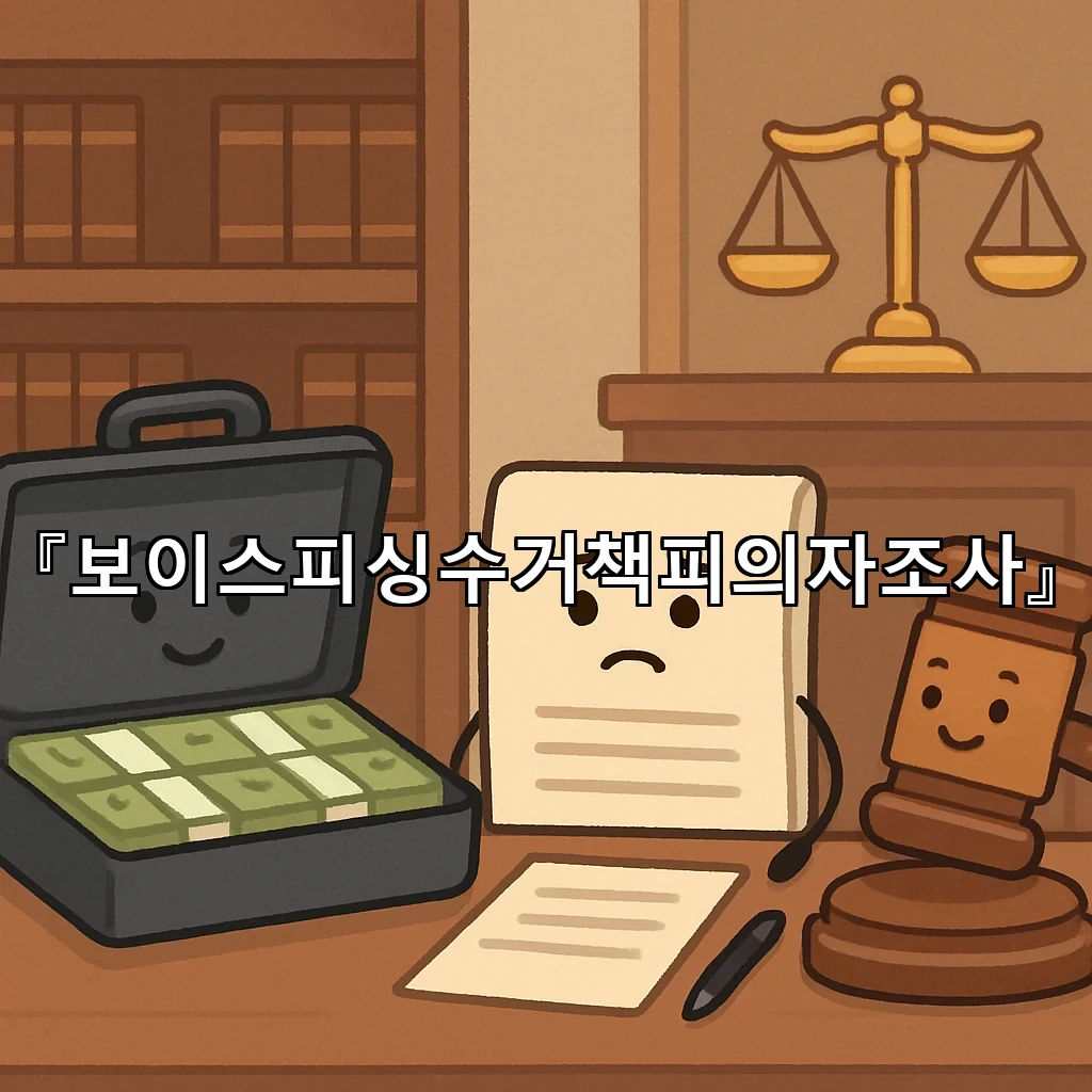 보이스피싱수거책피의자조사 진행 전 꼭 짚어야 할 기본 흐름