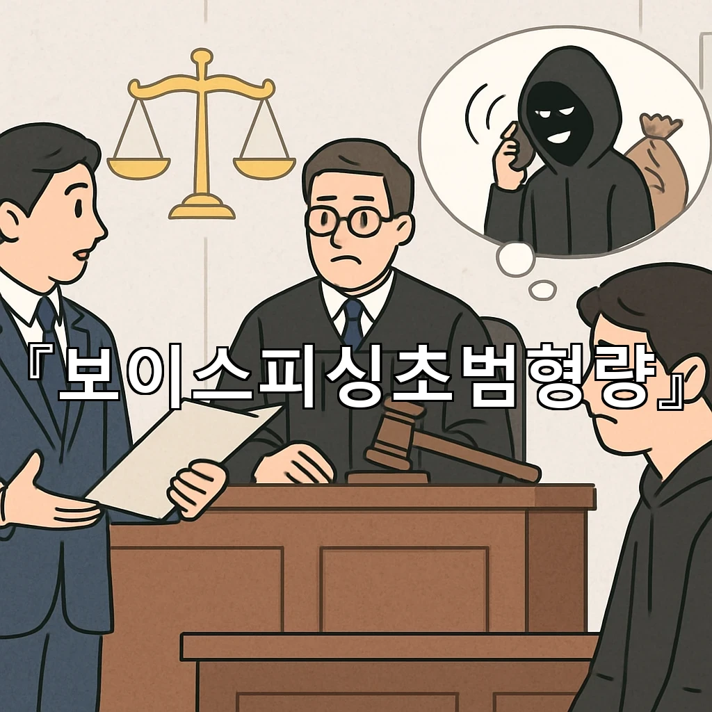 보이스피싱초범형량 초기에 달라지는 판단 기준을 차분히 살펴보기