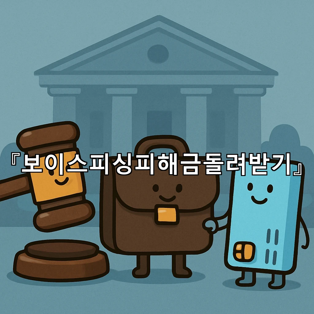보이스피싱피해금돌려받기 절차를 차분히 살펴보는 첫걸음 안내서