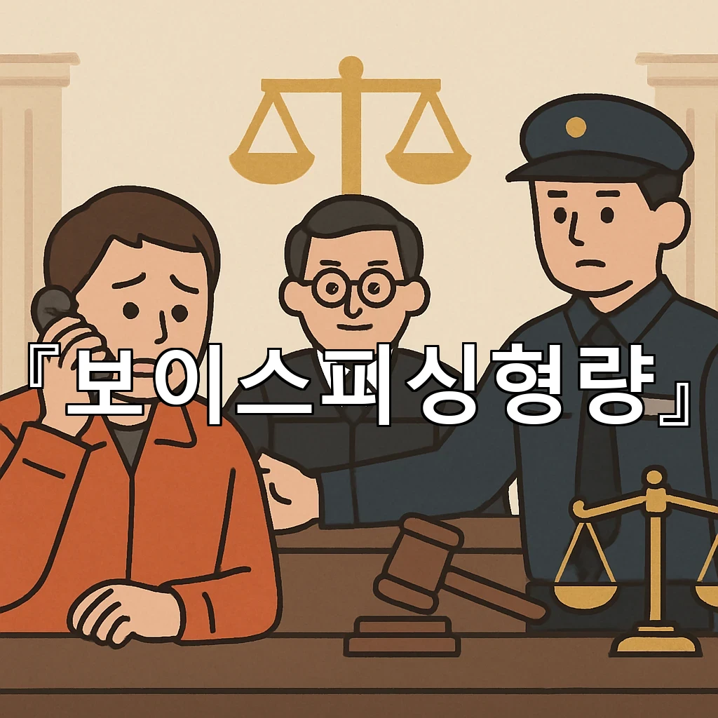 보이스피싱형량 사건의 흐름을 읽는 첫 단계와 판단 기준 정리