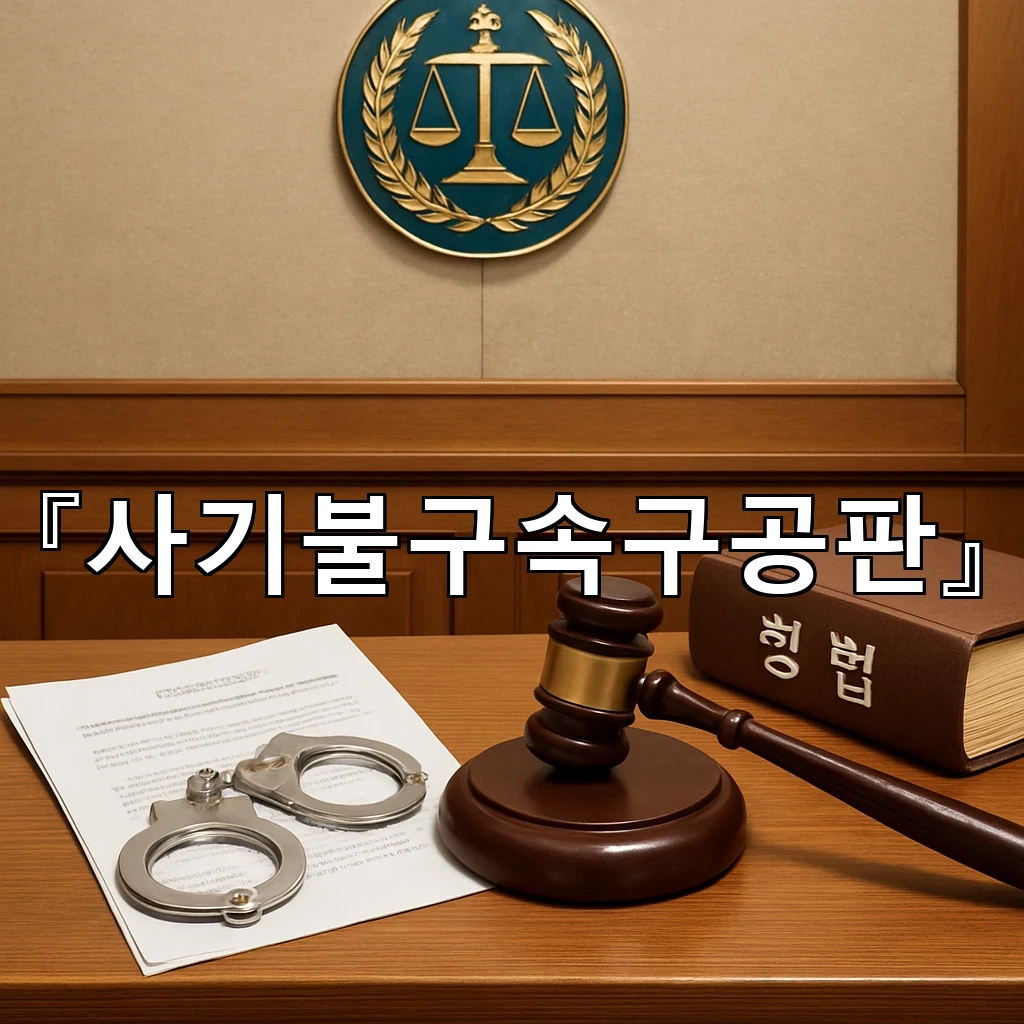 사기불구속구공판 사건의 흐름을 읽는 핵심 판단 기준 정리