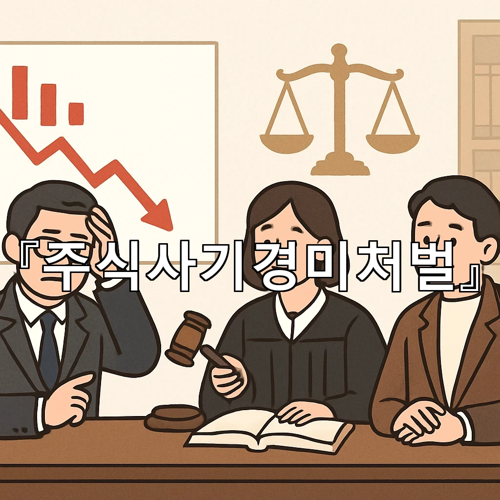 주식사기경미처벌 판단에서 자주 놓치는 부분을 차분히 짚어보기