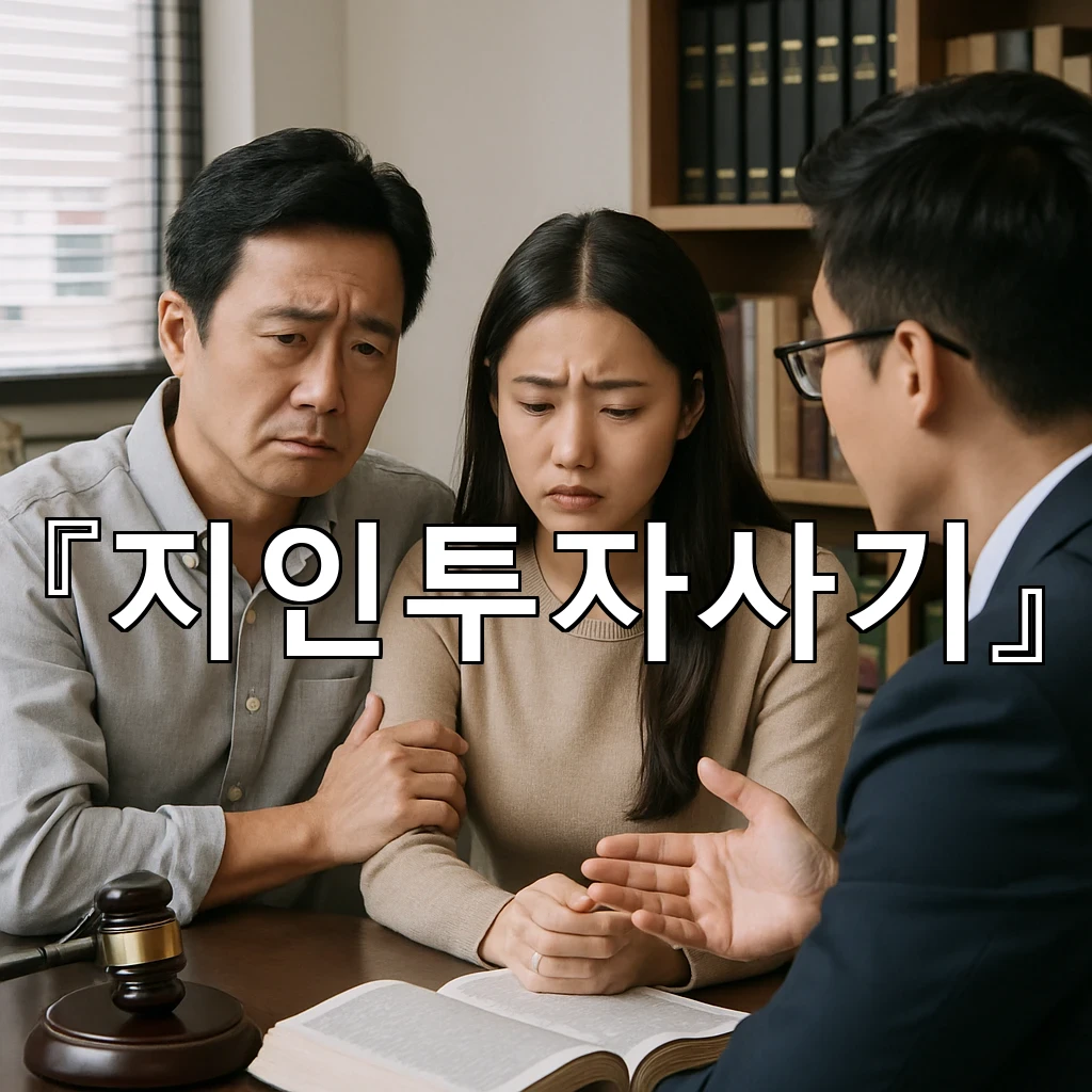 지인투자사기 믿음이 흔들릴 때 먼저 살펴볼 판단의 흐름