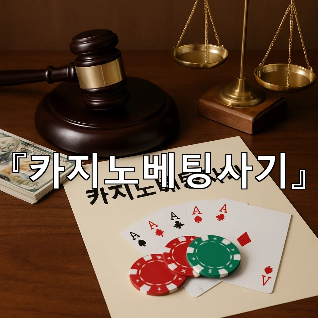 카지노베팅사기 의심 신호를 미리 읽는 생활 속 점검 방법