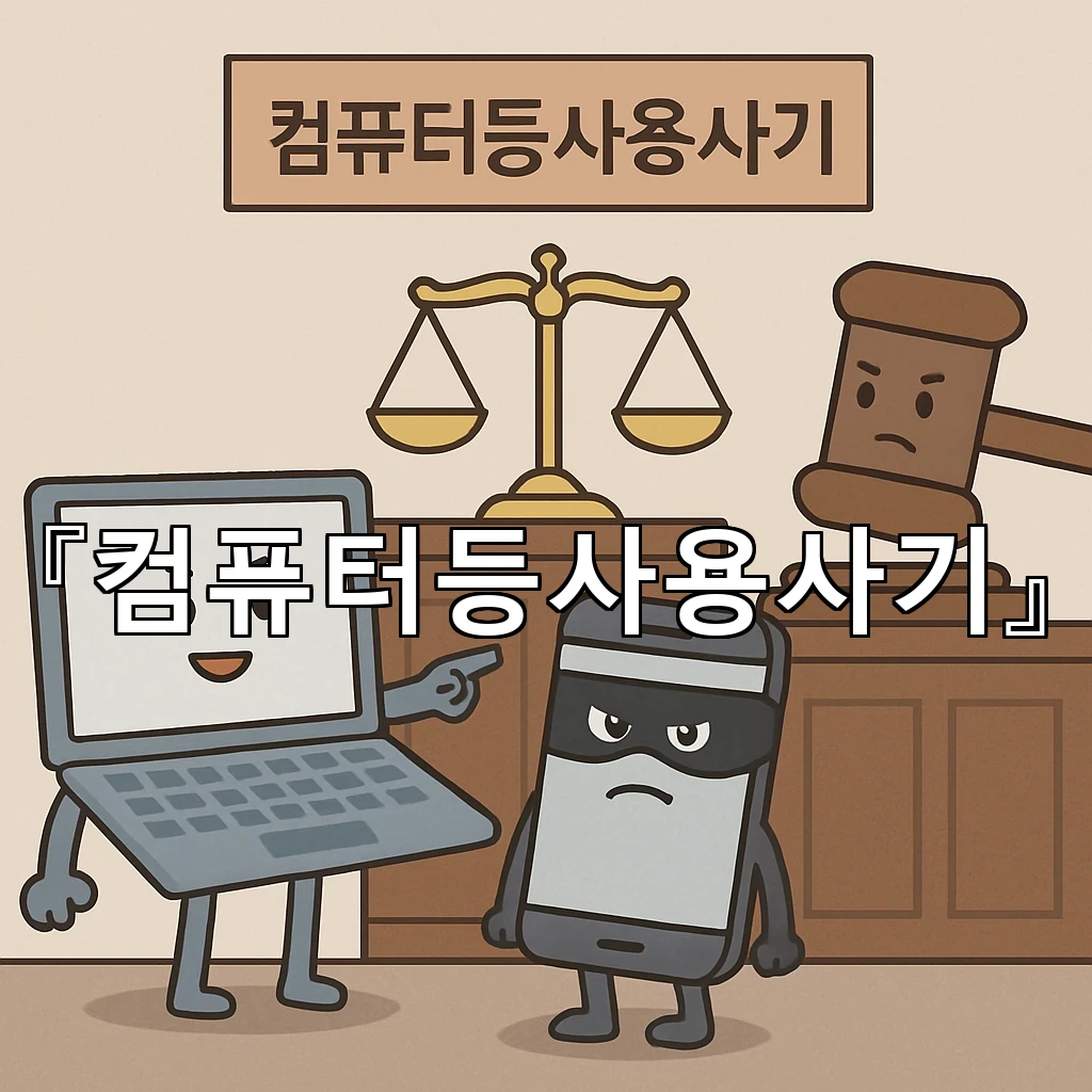 컴퓨터등사용사기 디지털 흔적이 말해주는 사건의 결말과 쟁점들